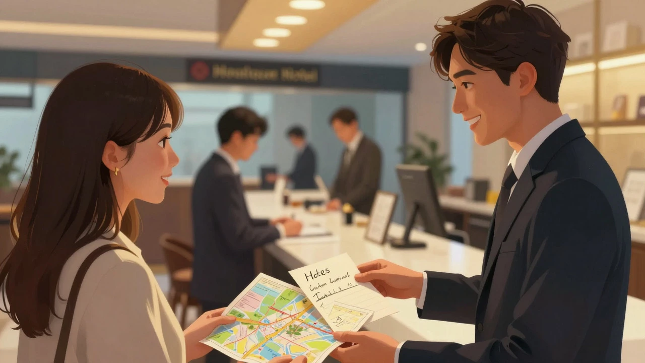 Personalized boutique hospitality versus impersonal chain hotel service.